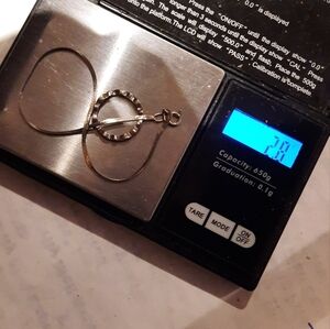 Vintage Solid Sterling Silver 7.75" Herrinbone Bracelet & CZ Eternity Pinky Ring